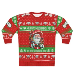 One Up “Merry Mushmas” Ugly Xmas Sweater