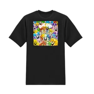 One Up Rainbow Cloud Smiley Tee