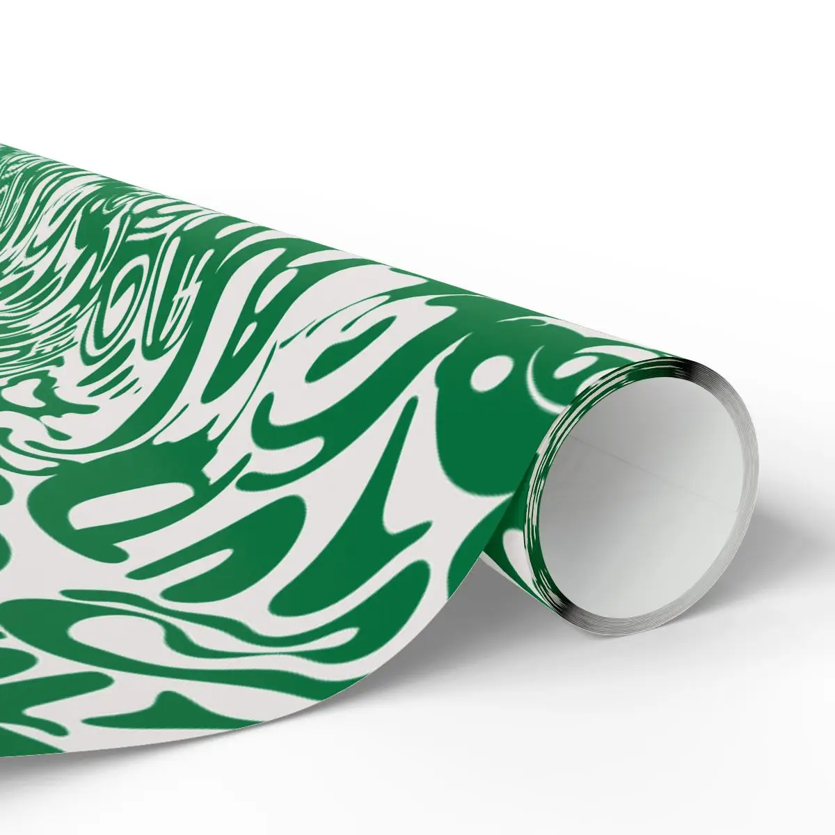 Green One Up Holidaze Deluxe Trippy Wrapping Paper
