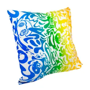 One Up House Trippy Pattern Oversized Throw Pillow